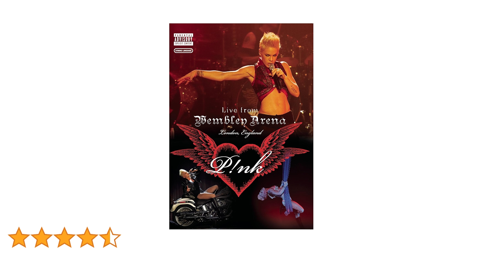 Pink: Live from Wembley Arena : P!nk: Amazon.com.au: Movies & TV